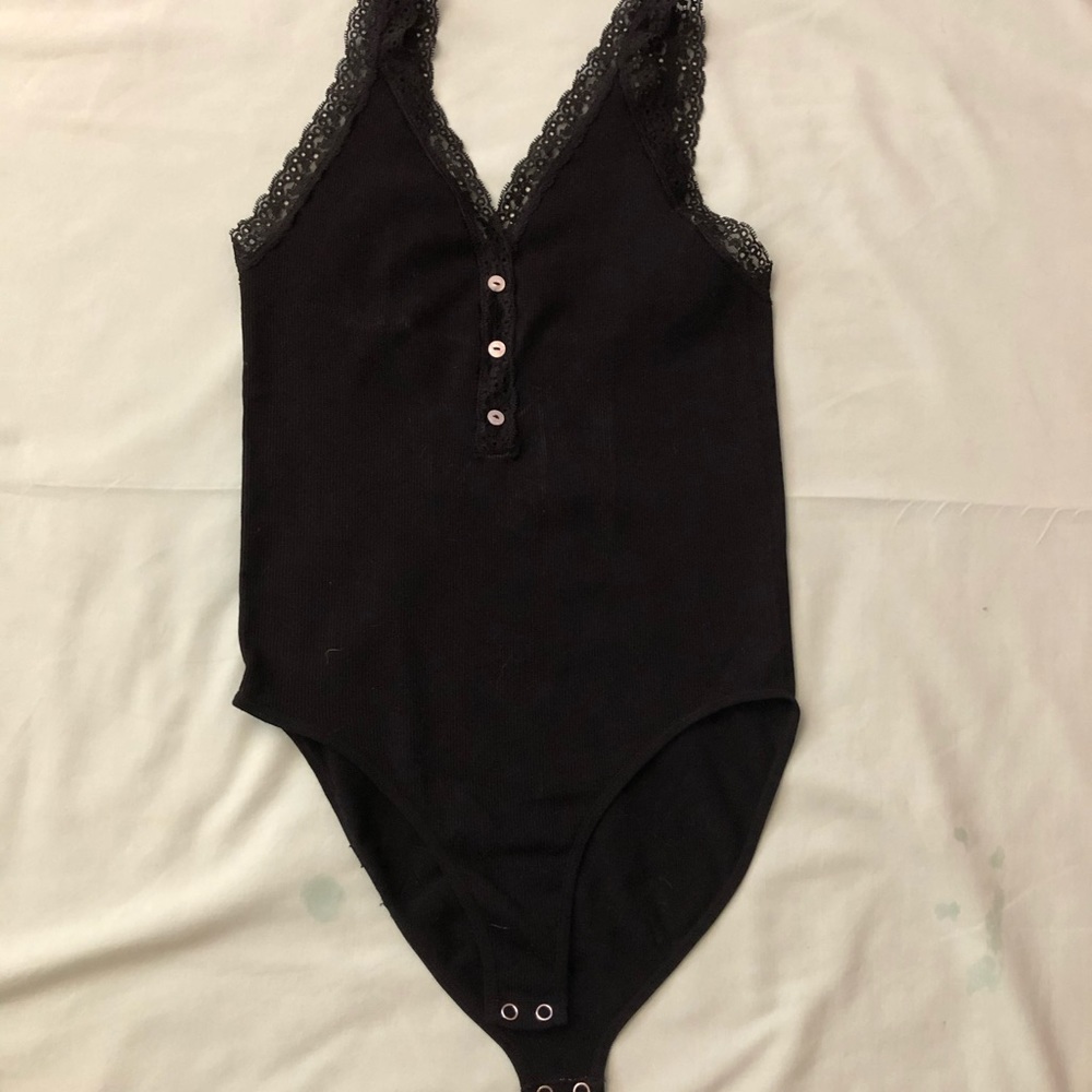 Black sexy bodysuit top. Size medium and worn once